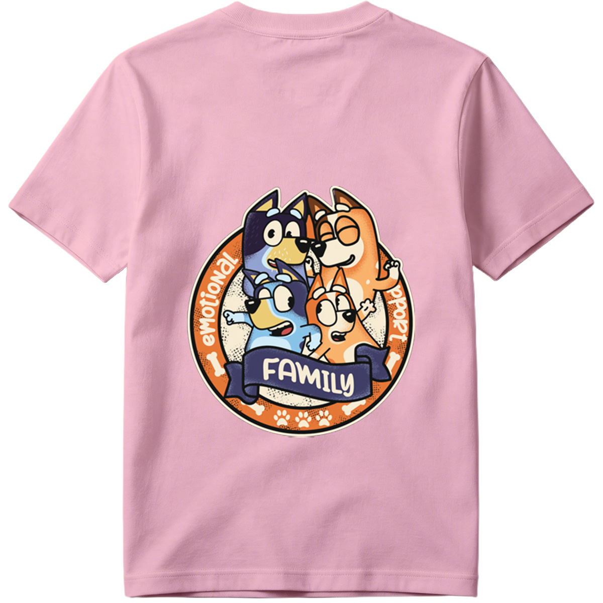 Bluey Family Emotional Support - Tee