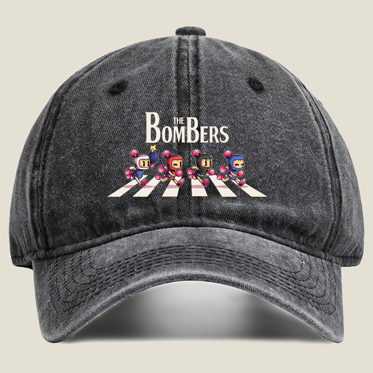The Bombers: A Crosswalk Adventure - Washed Denim - Baseball Cap