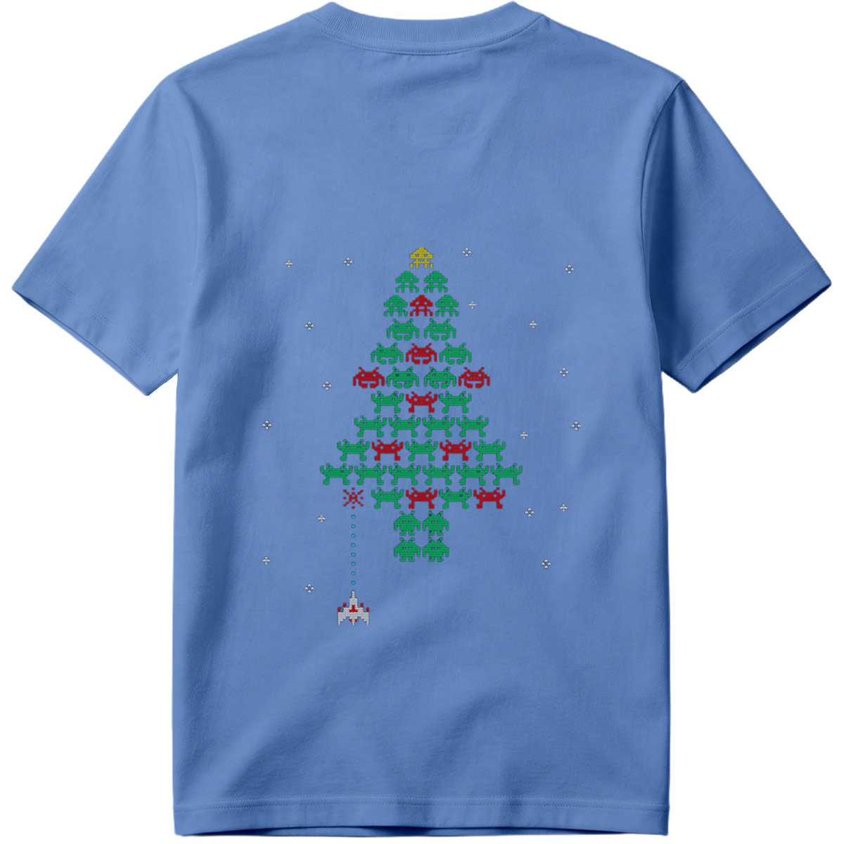 Space Invaders Christmas Tree - Tee