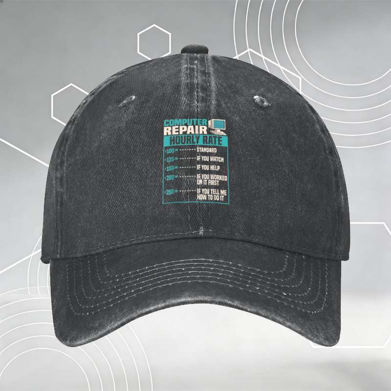 New Baseball Cap with Earth Rotation Print 