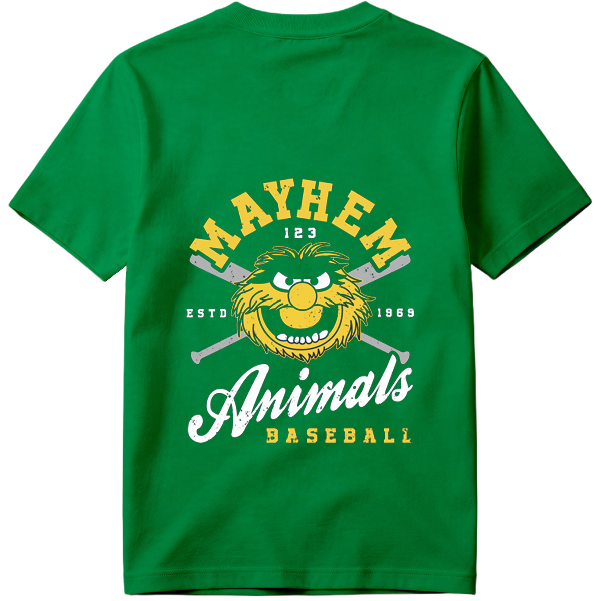 Muppets Animal Mayhem Baseball Logo - Tee