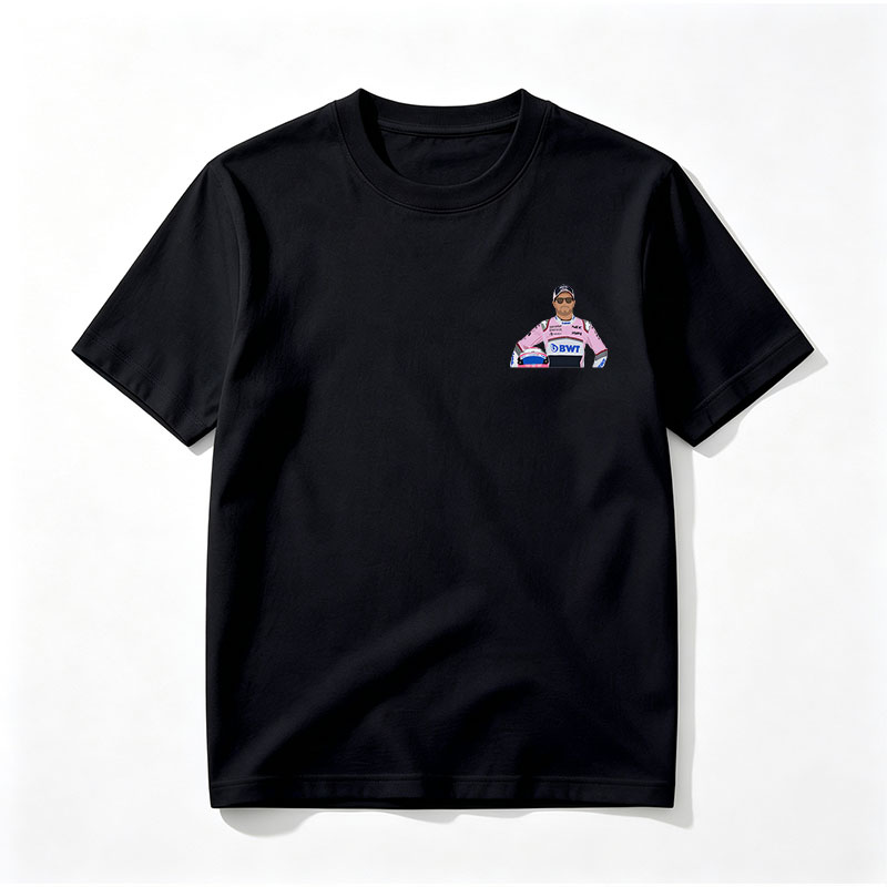 Sergio Perez in Sahara Force India F1 Racing Suit with BWT and Kingfisher Logos - Tee