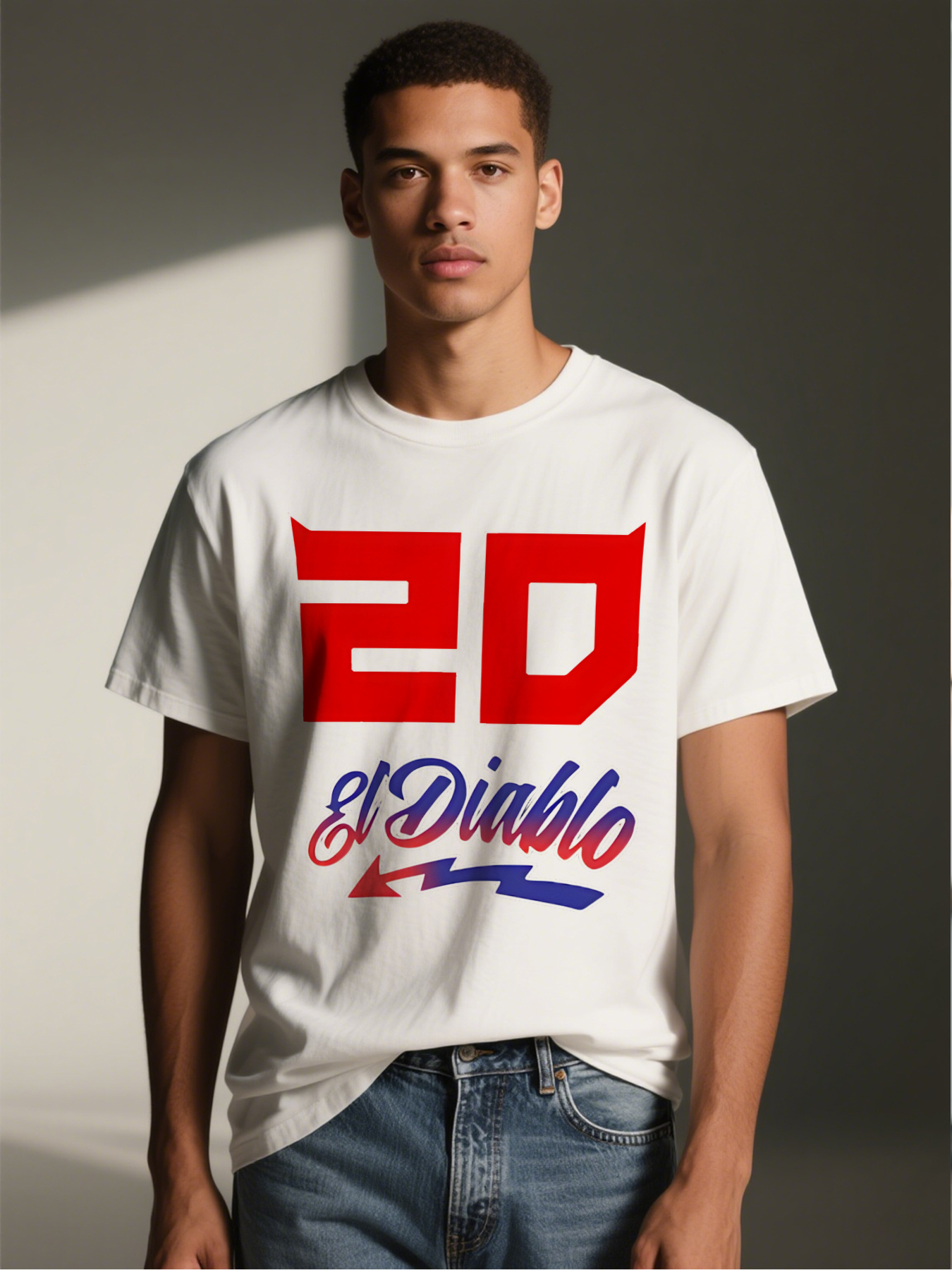 Men's Printed T-Shirt with 