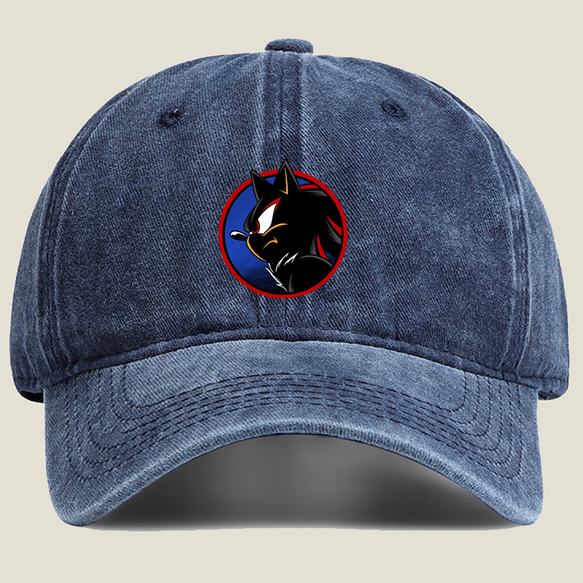 Sonic the Hedgehog - Shadow the Hedgehog - Washed Denim - Baseball Cap