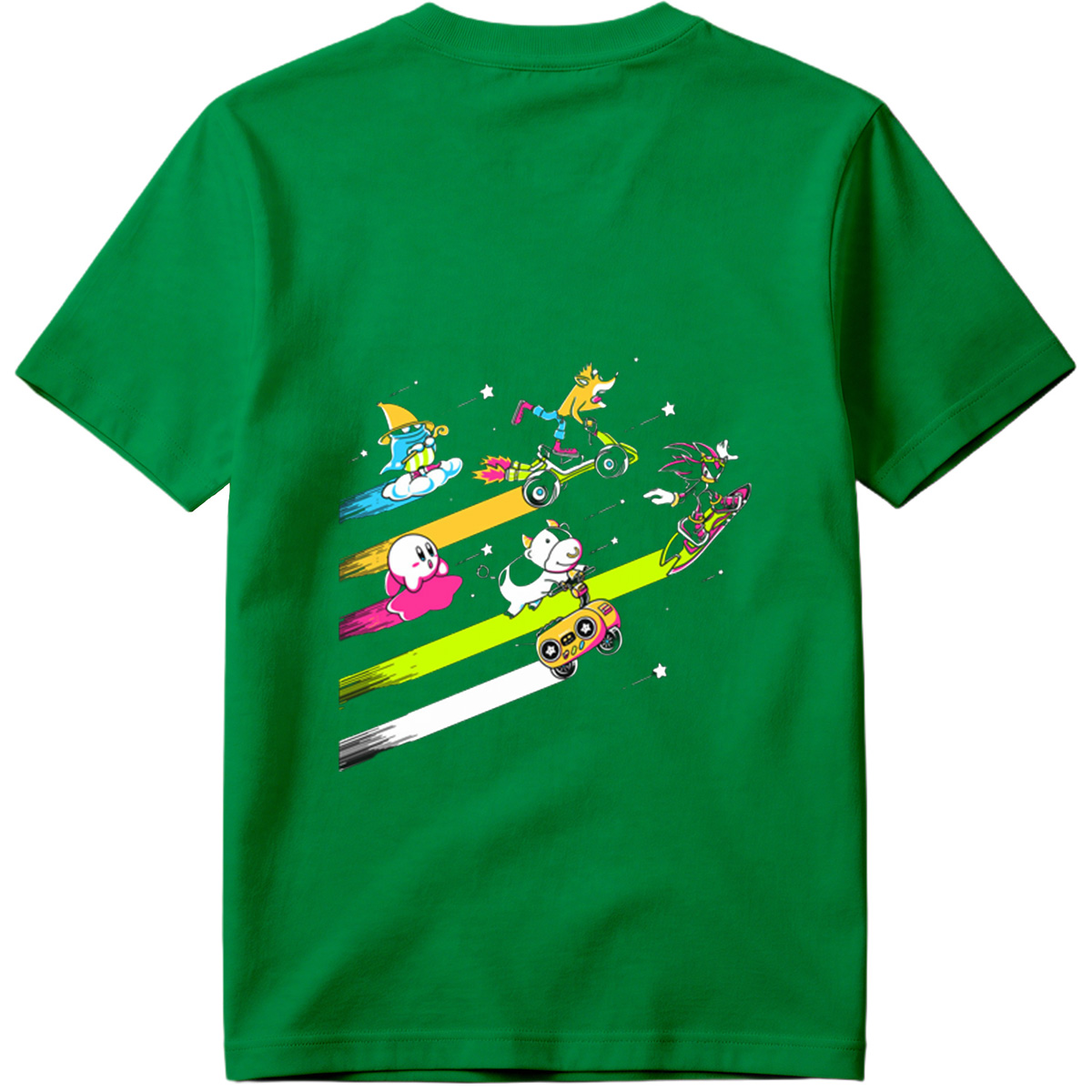 Sonic, Kirby, and Friends Racing Through Space - Tee