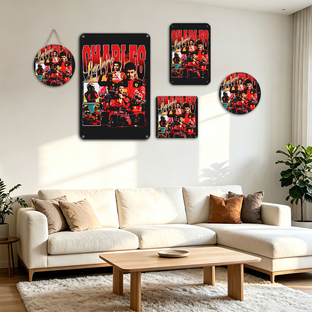Charles Leclerc Ferrari F1 Racing Driver Collection - painting