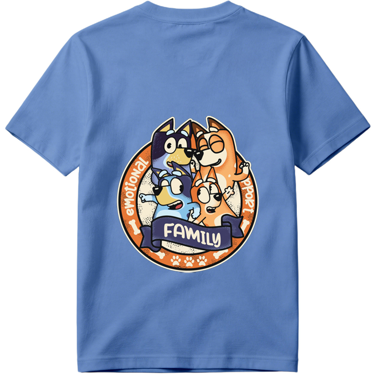 Bluey Family Emotional Support - Tee