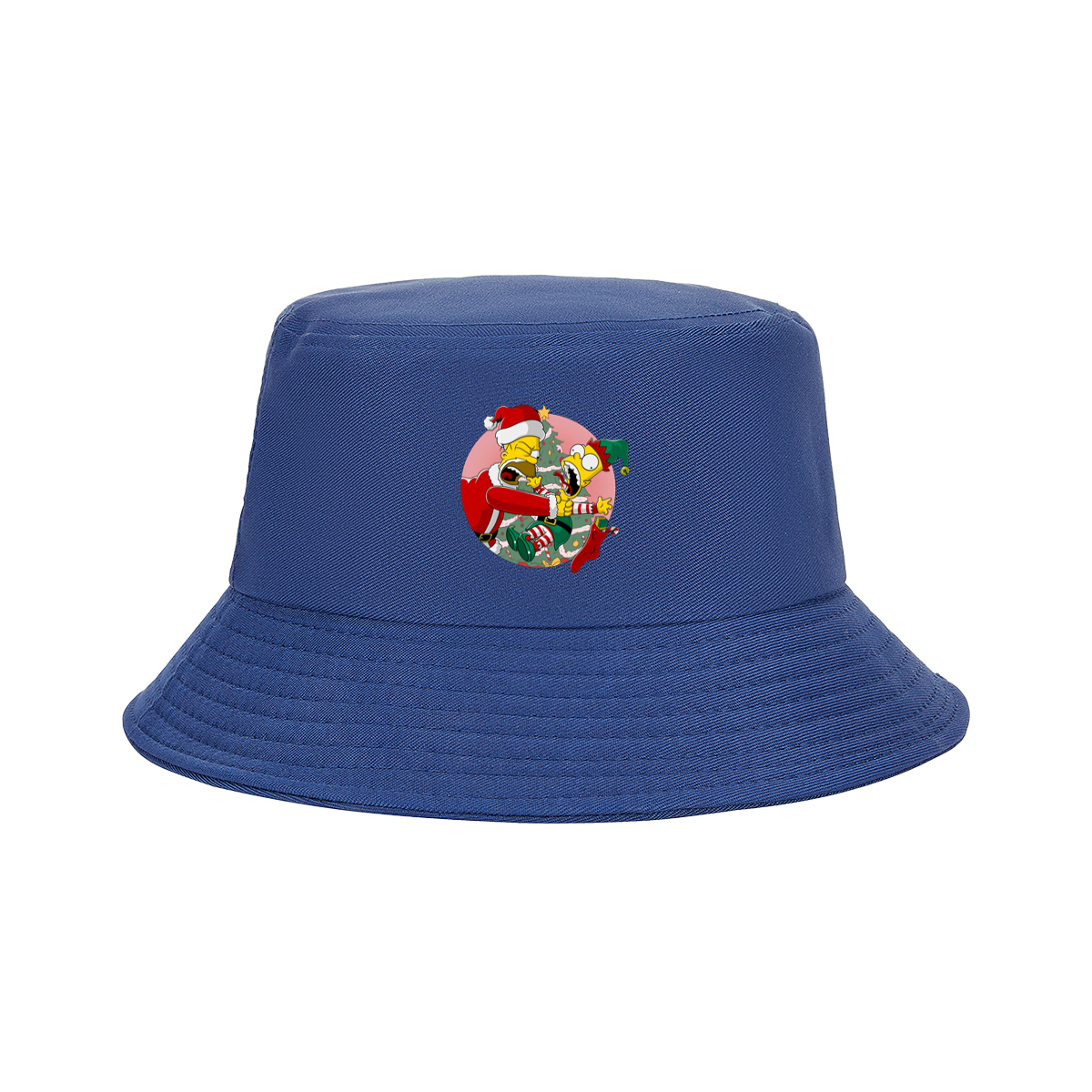 Simpsons Christmas Chaos: Homer and Bart in Holiday Hijinks - Fisherman's Hat