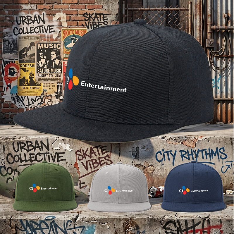 Flat Brim Baseball Cap Abstract Color Dot Print Streetwear Underground Skate Style for Basketball Court Skate Park Urban Players and Hip Hop Artists
