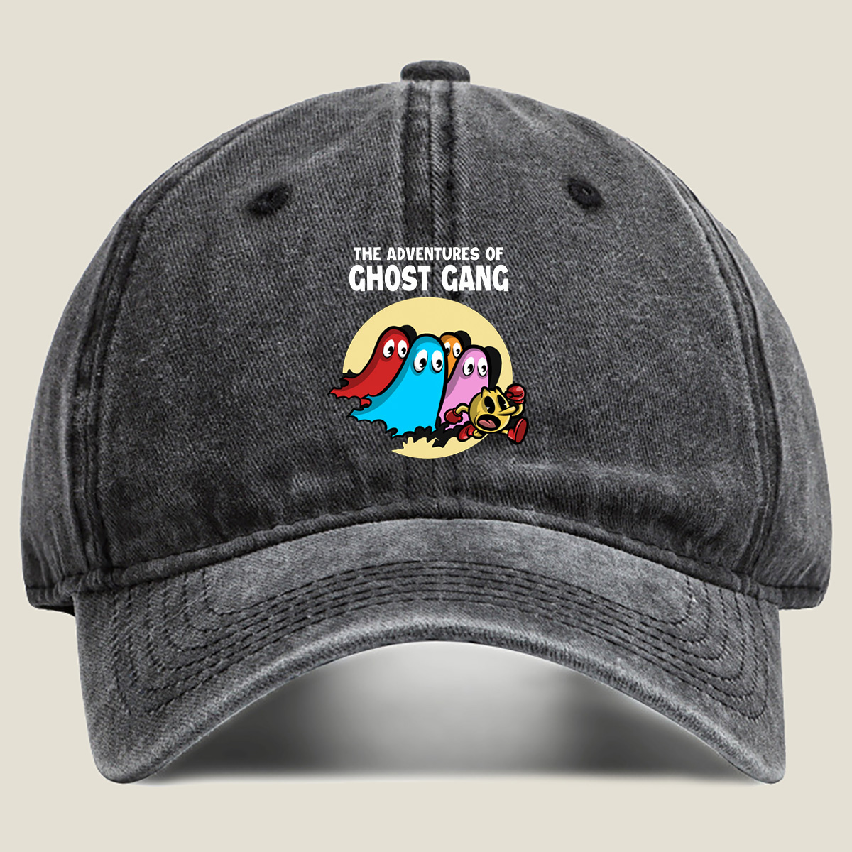 The Adventures of Ghost Gang: Pac-Man and the Ghosts - Washed Denim - Baseball Cap