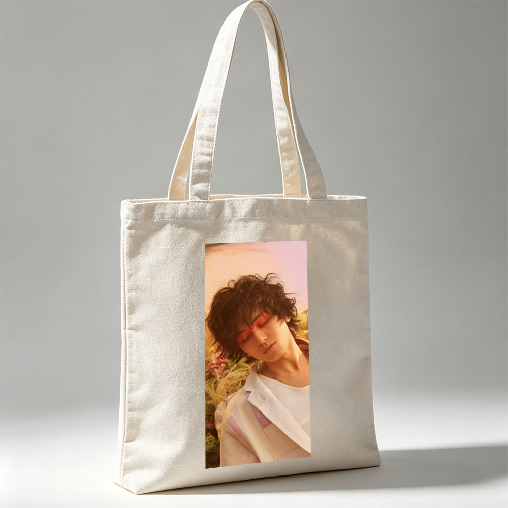 Yuta Okkotsu in a Dreamy Garden Scene with Soft Lighting and Vibrant Makeup - Canvas tote bags