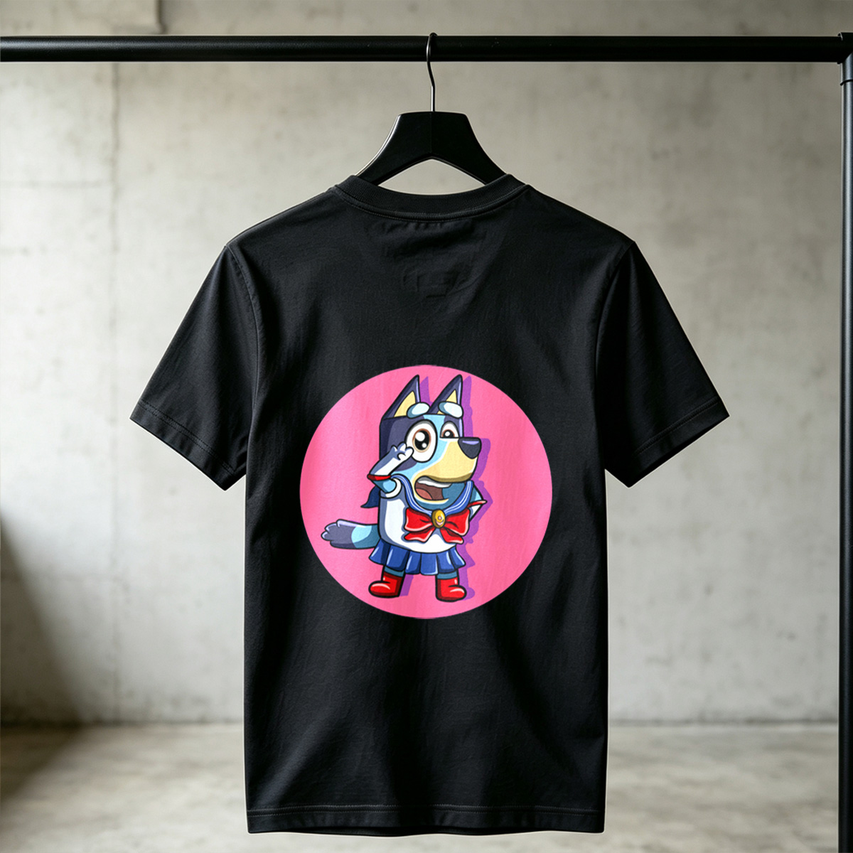 Bluey in Sailor Moon Costume - Tee