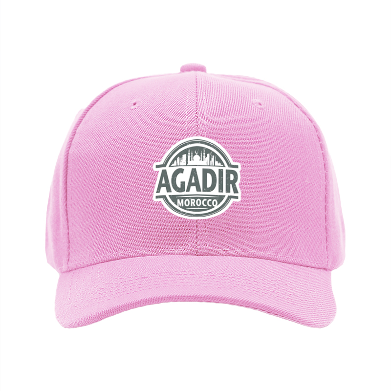1pc New Baseball Cap Agadir Morocco City Print Adjustable Unisex Hat for Travel Outdoor Activities Adults Men Women Fashion Streetwear Sun Protection Casual Wear