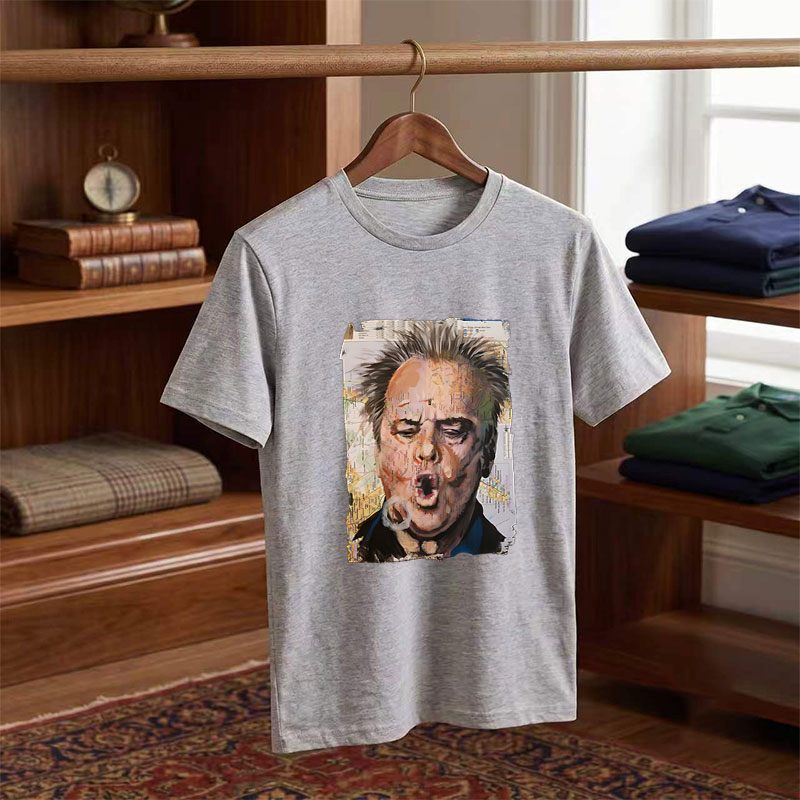 Map-Faced Man Screaming with Smoke - Tee