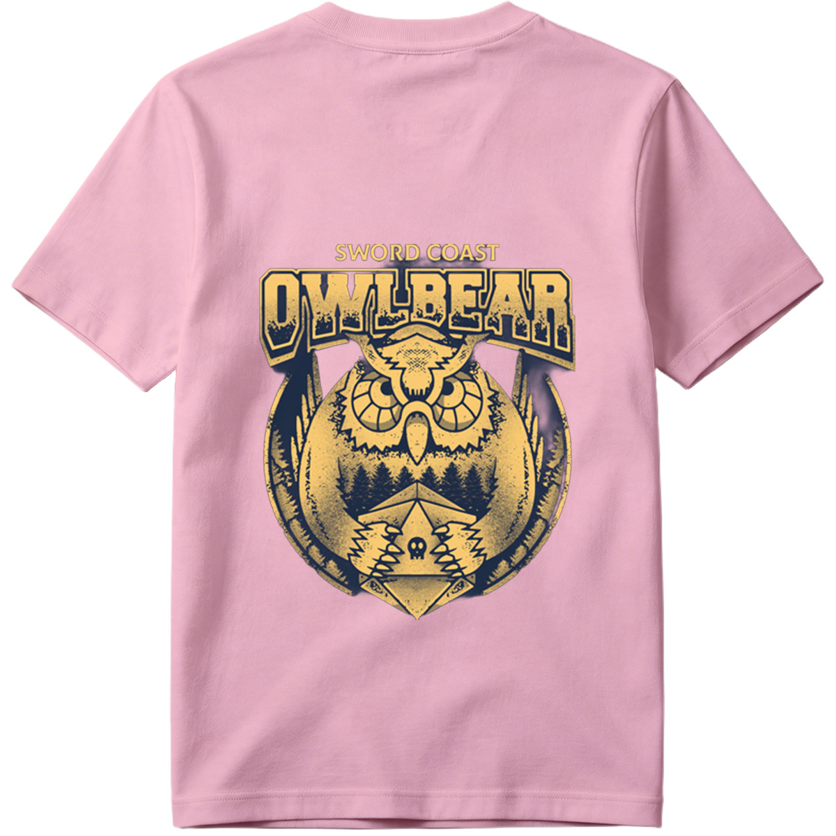 Sword Coast Owlbear: Fantasy Creature Emblem - Tee