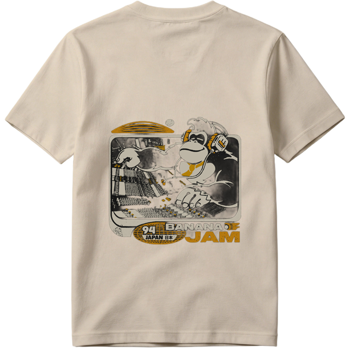 Banana Jam 94 Japan - Monkey DJ Character - Tee