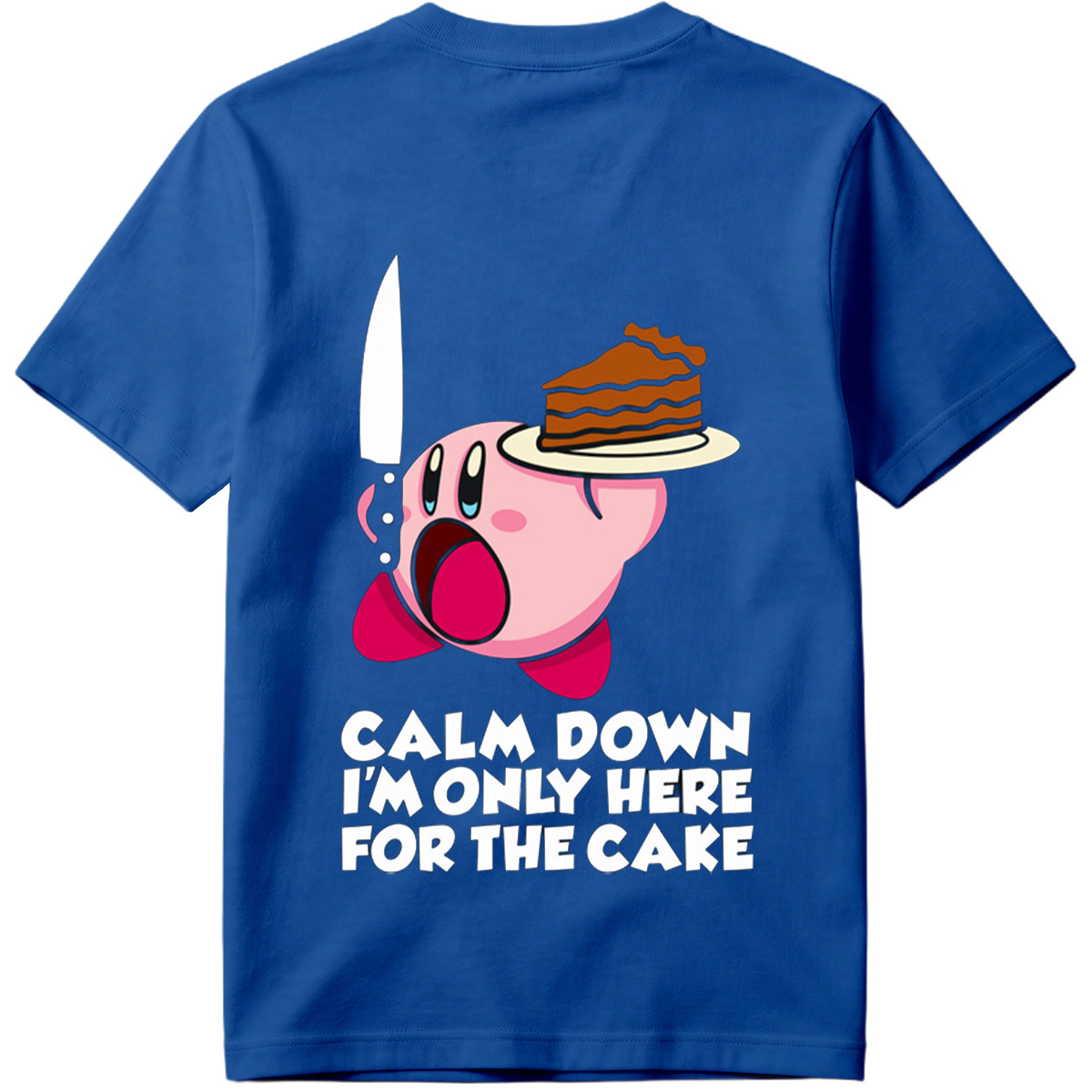 Kirby Cake Knife Humor - Tee