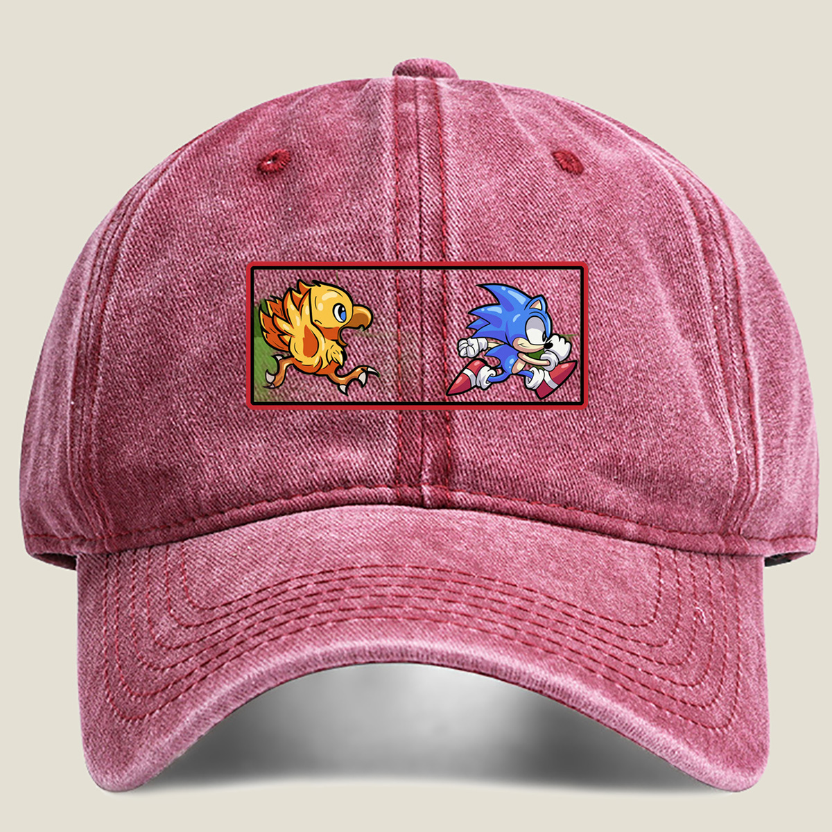 Sonic and Chao Race - Washed Denim - Baseball Cap