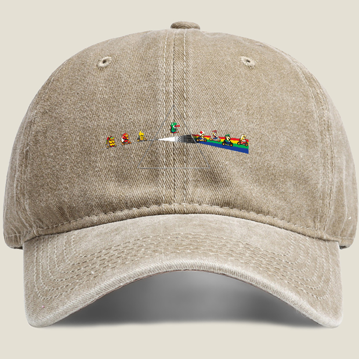 Mario Kart: The Dark Side of the Prism - Washed Denim - Baseball Cap