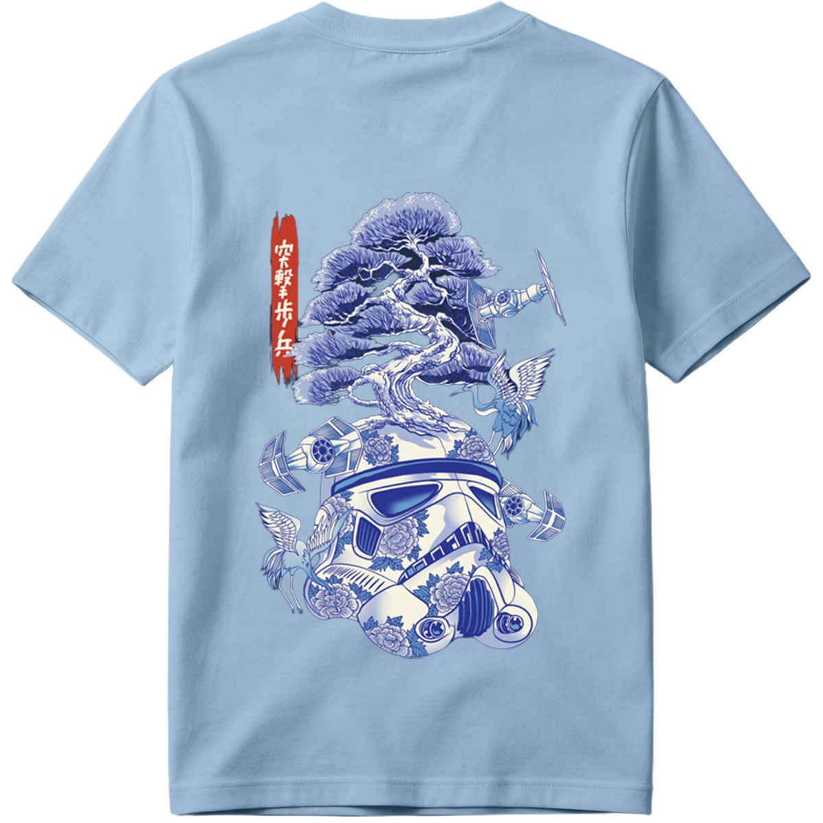 Star Wars Stormtrooper with Bonsai and Cranes - Tee