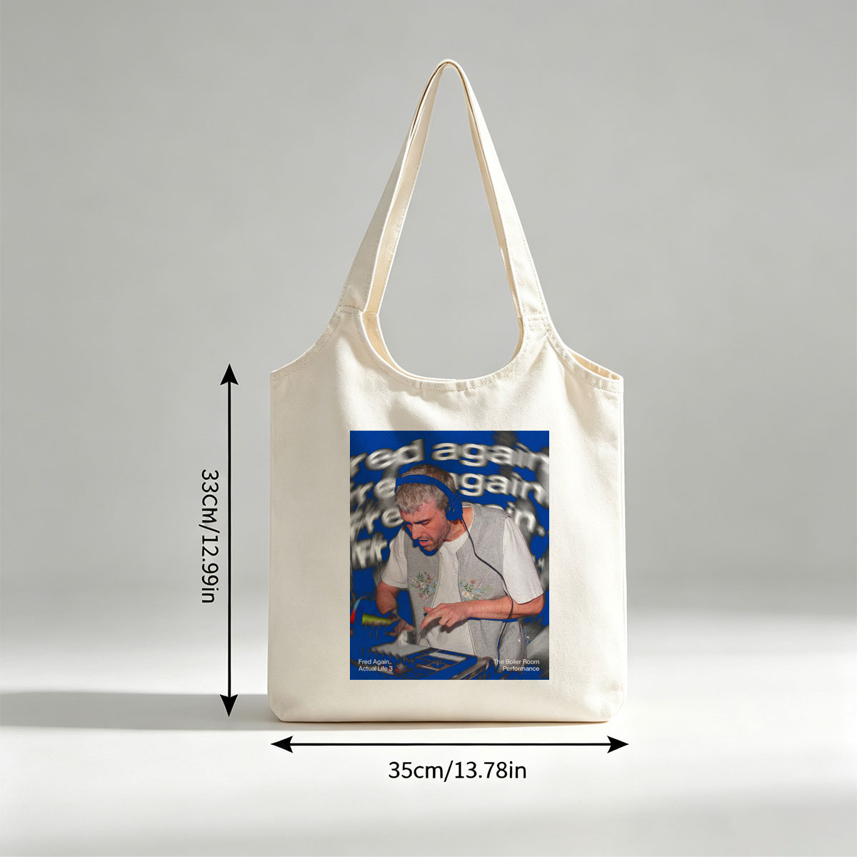 Fred Again.. Live Performance at The Boiler Room DJ Set - Canvas shoulder bags/