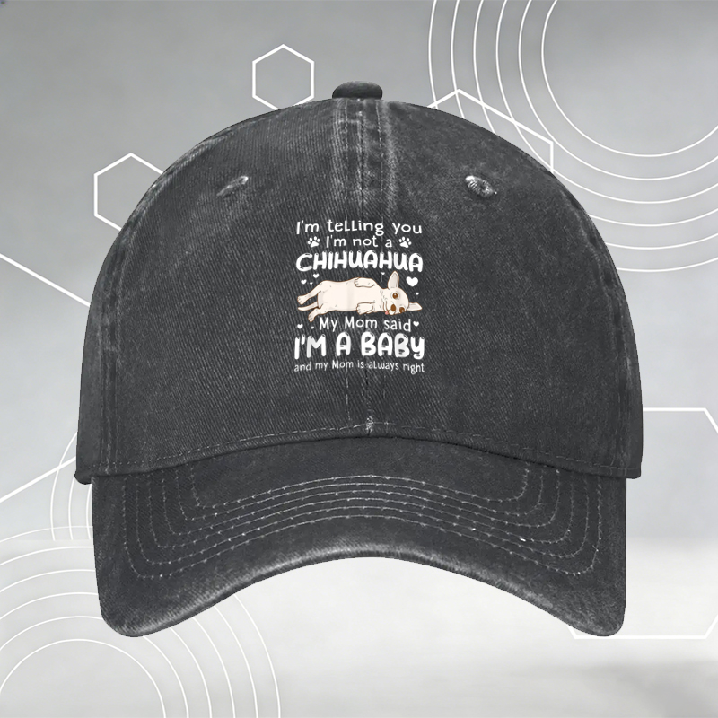 New Baseball Cap with Grumpy Penguin Print 
