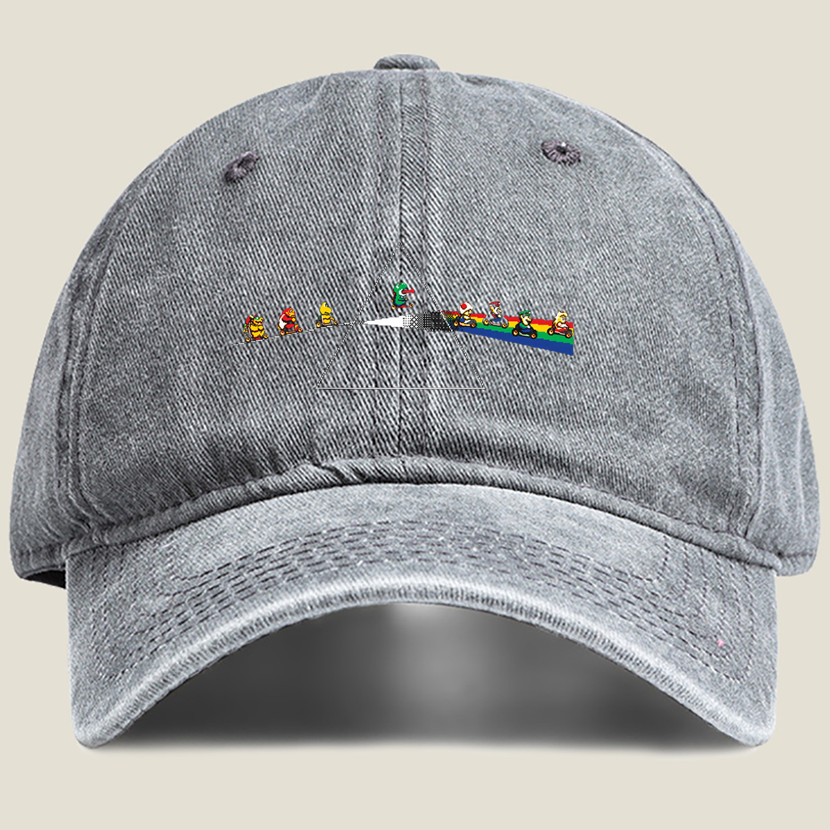 Mario Kart: The Dark Side of the Prism - Washed Denim - Baseball Cap
