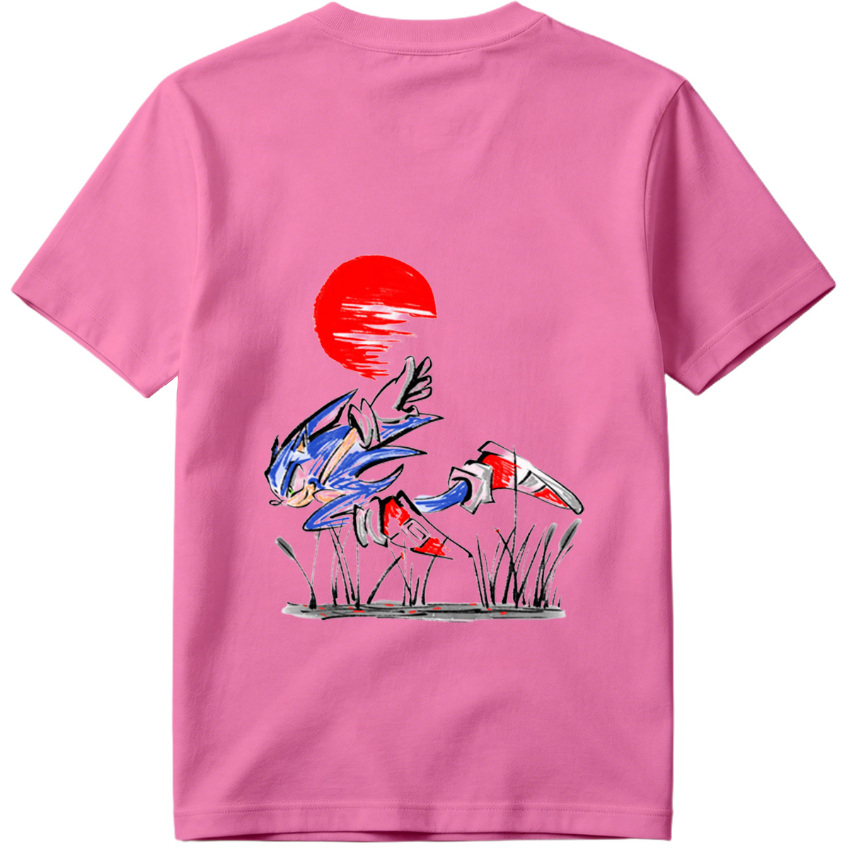 Sonic the Hedgehog Running at Sunset - Tee