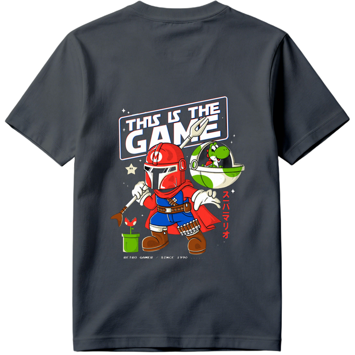 Super Mario Meets Mandalorian: This Is The Game - Tee