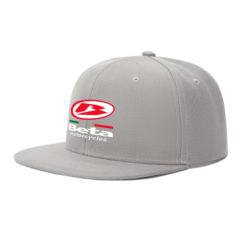 Flat Brim Baseball Cap Beta Motorcycles Logo Print Streetwear Underground Skate Style for Bike Riders and Urban Explorers