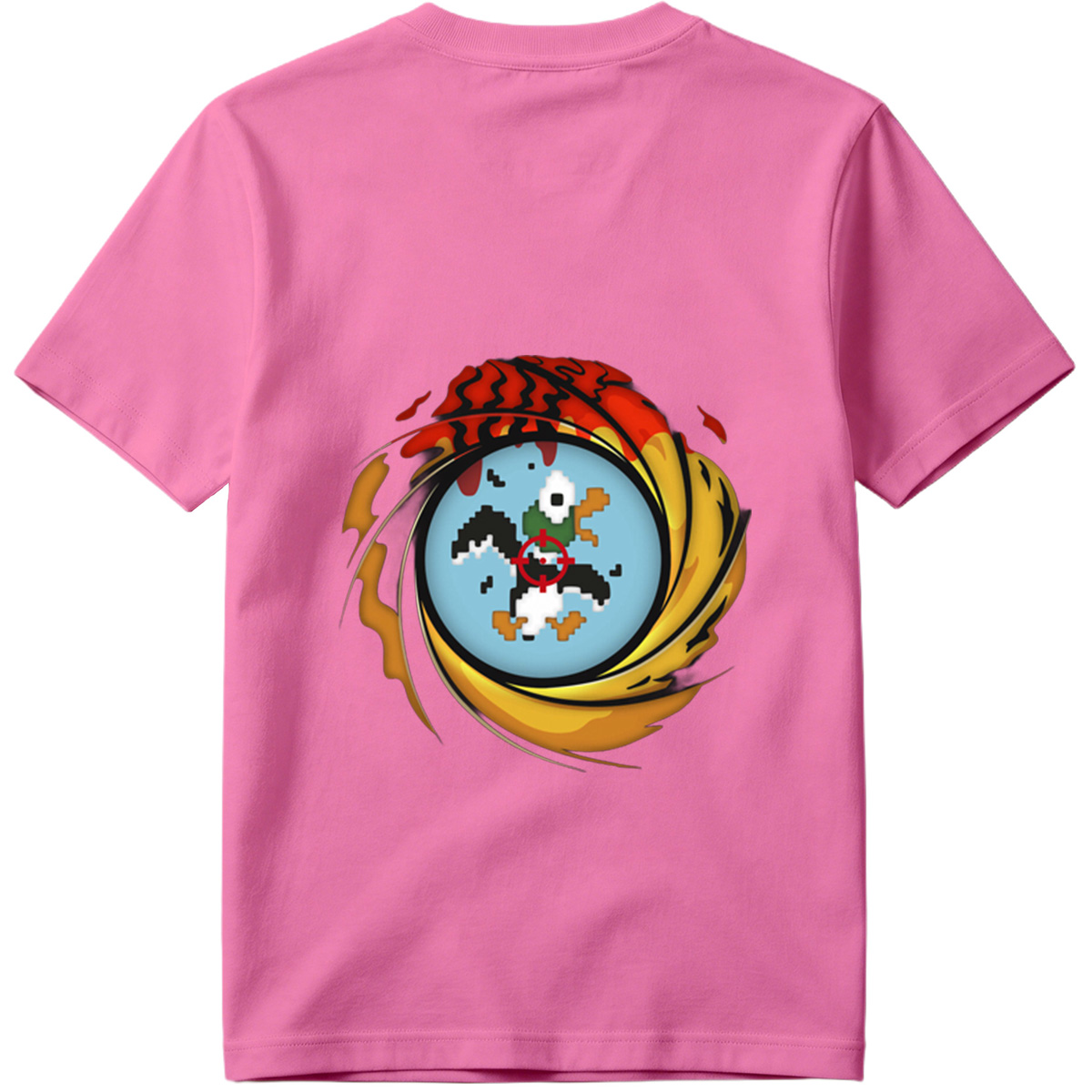Duck Hunt: Pixel Duck in the Crosshairs - Tee
