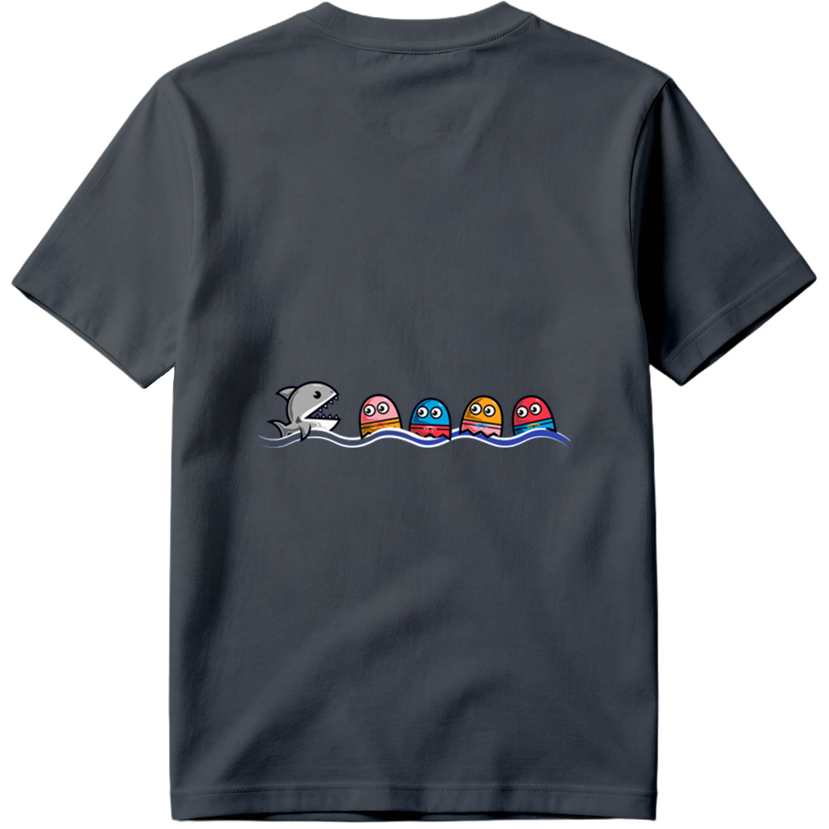 Pac-Man and the Shark - Tee