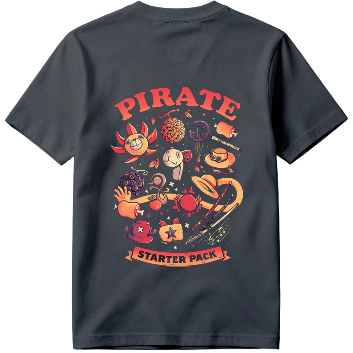 Pirate Starter Pack: A Whimsical Adventure with Captain and Crew - Tee