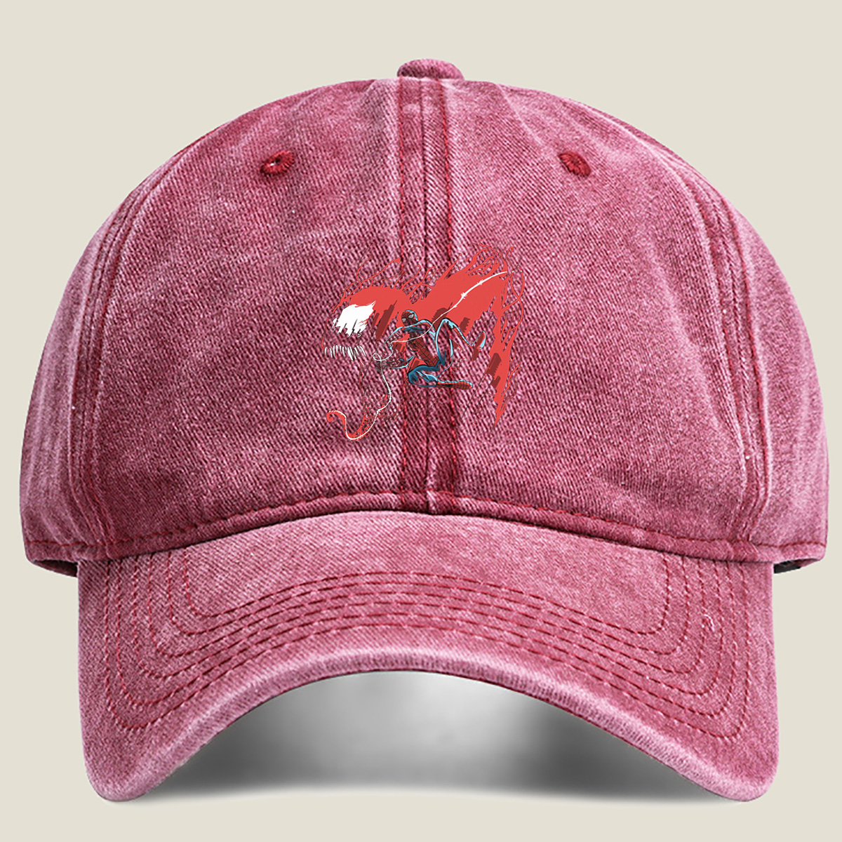 Spider-Man vs Venom - Washed Denim - Baseball Cap