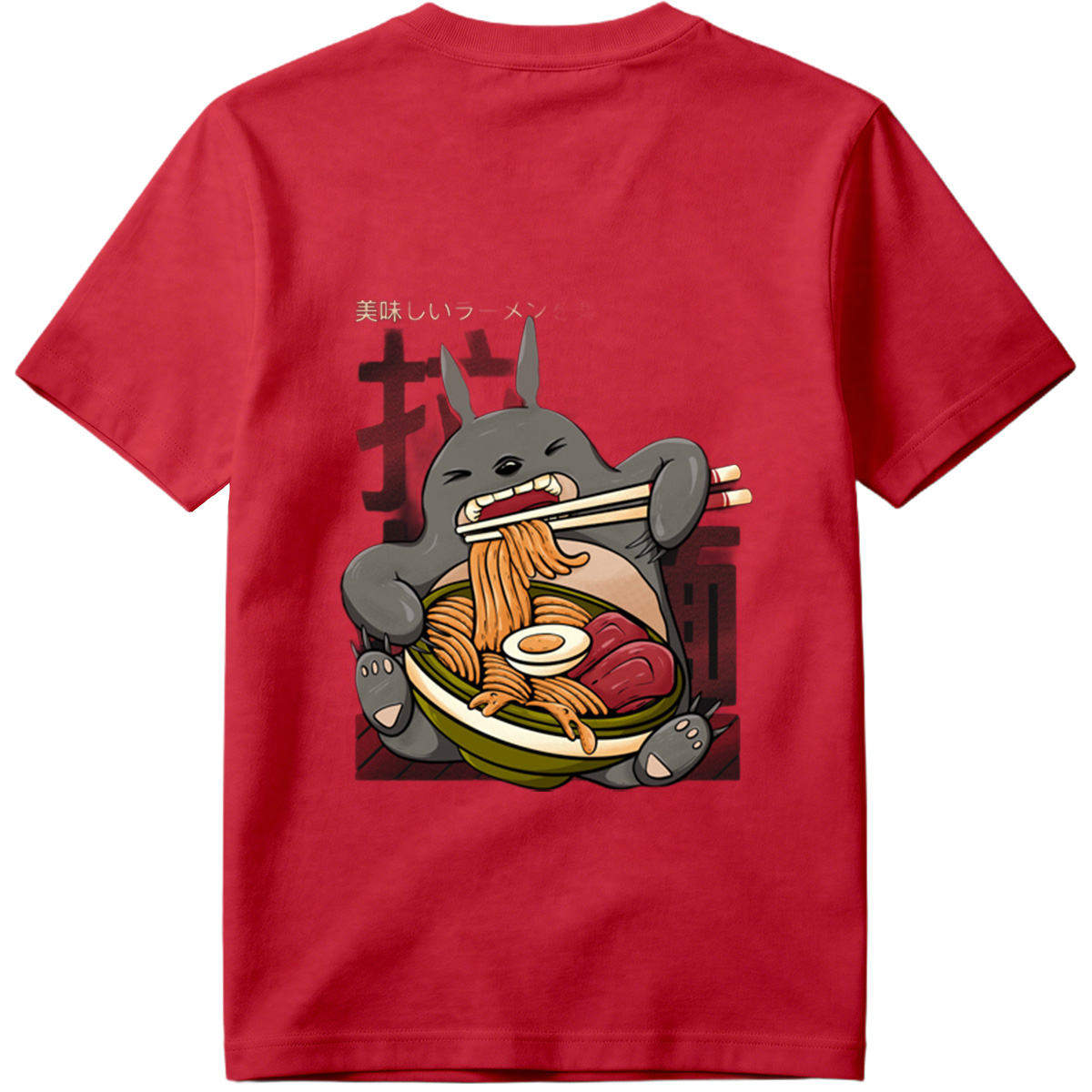 Totoro Enjoying Ramen - Tee