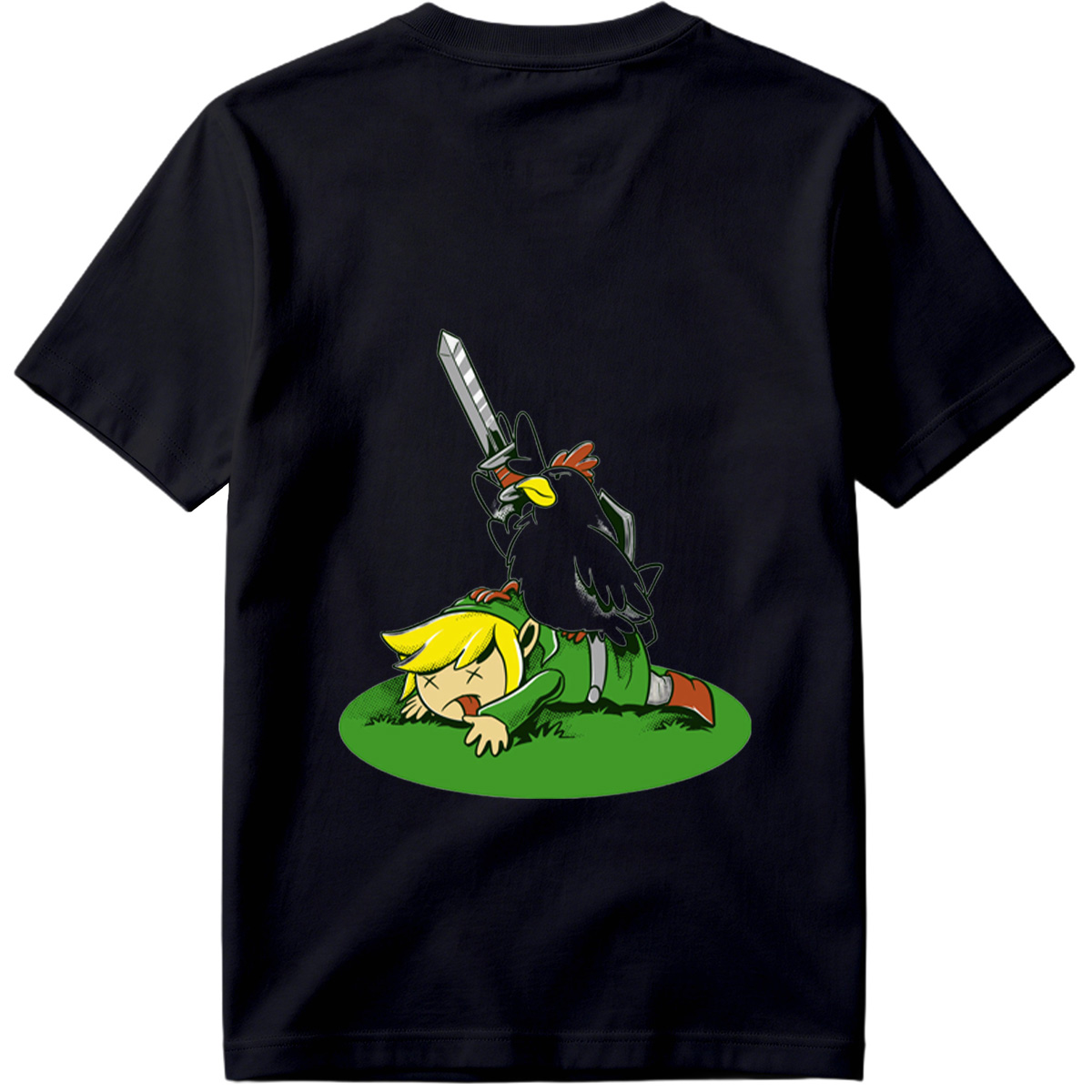 Link and Chicken Warrior - Tee