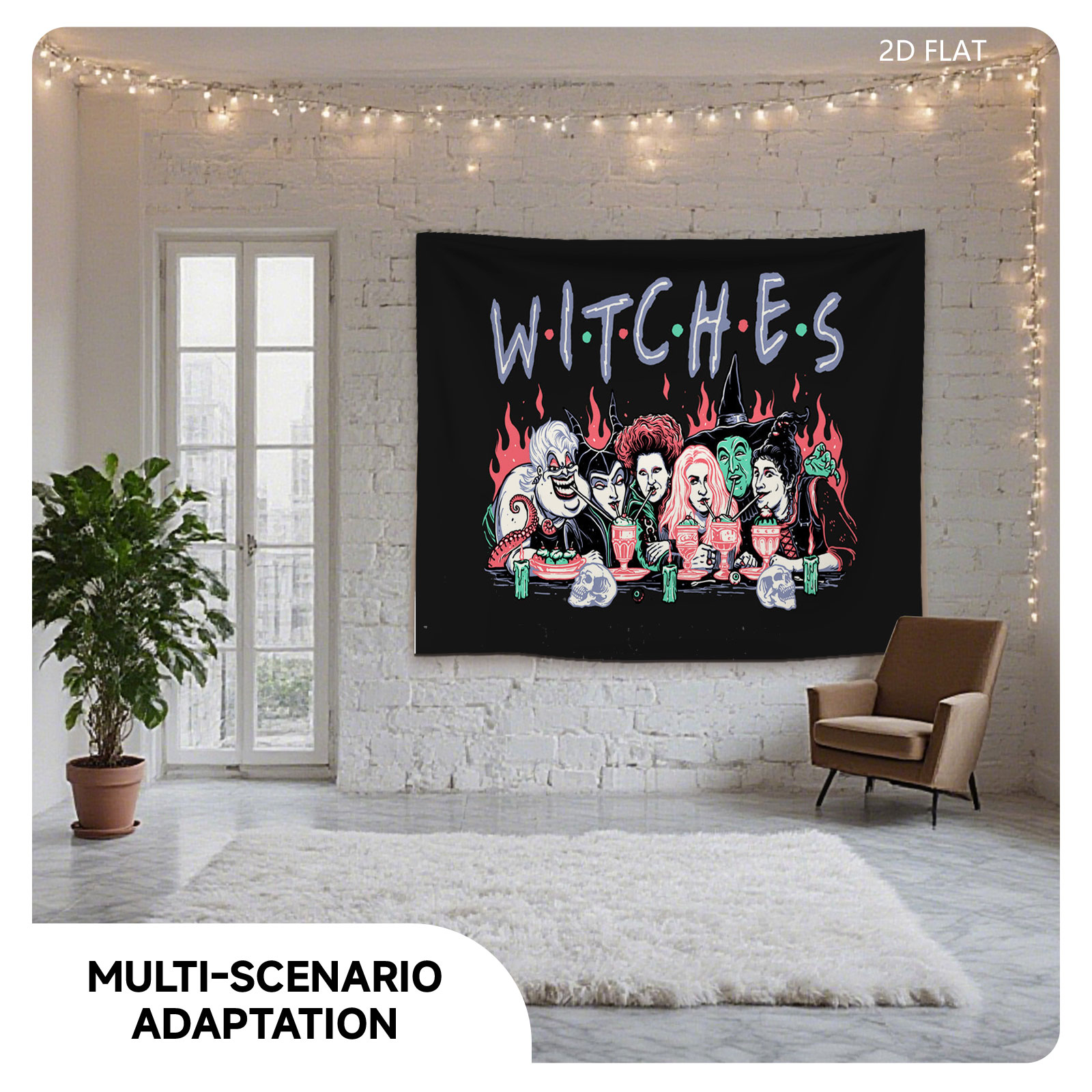 Witches: A Gathering of Iconic Villains and Characters - Tapestry
