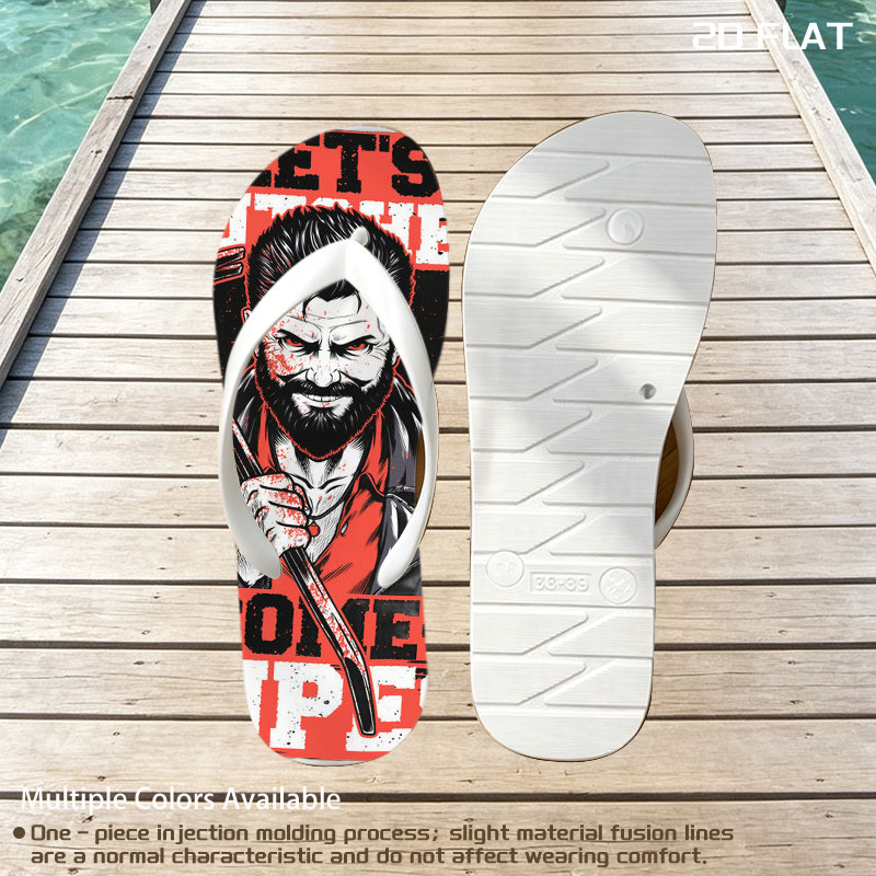 Let's Butcher Some Supes - The Butcher from The Boys -  flip-flops