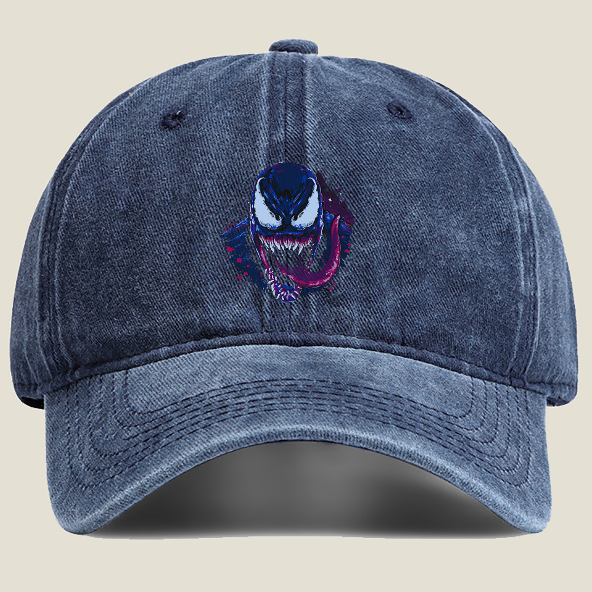 Venom: The Symbiote Horror - Washed Denim - Baseball Cap