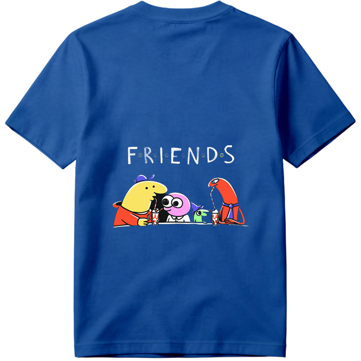 Friends: The Animated Characters Enjoying Drinks Together - Tee