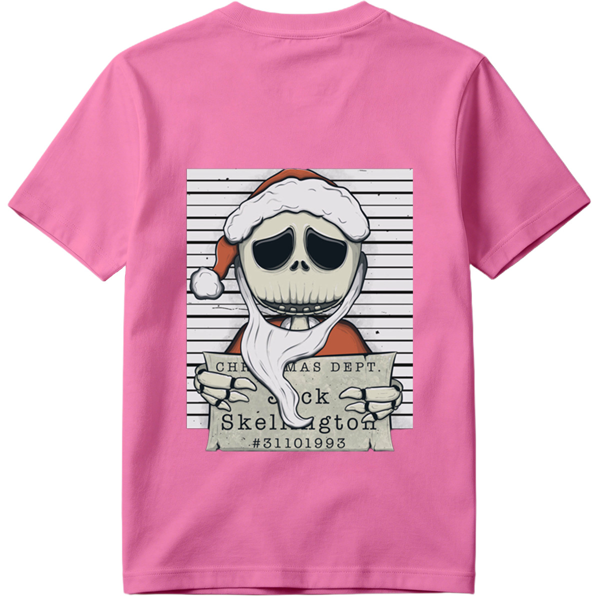 Jack Skellington Christmas Dept Mugshot - Tee