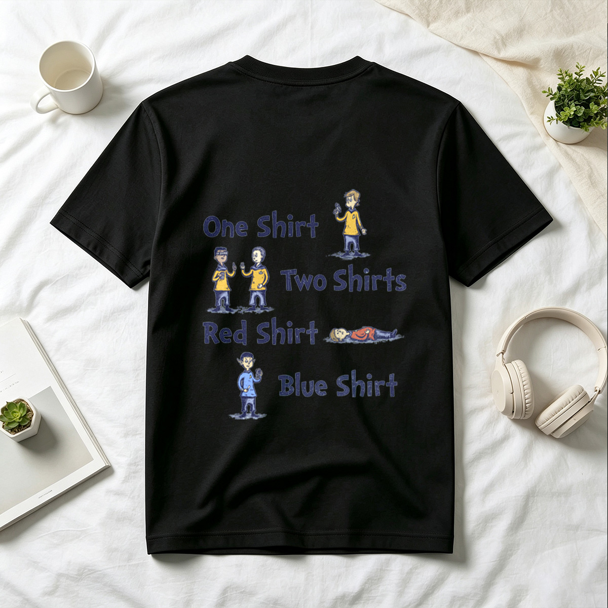 Star Trek: One Shirt, Two Shirts, Red Shirt, Blue Shirt - Tee