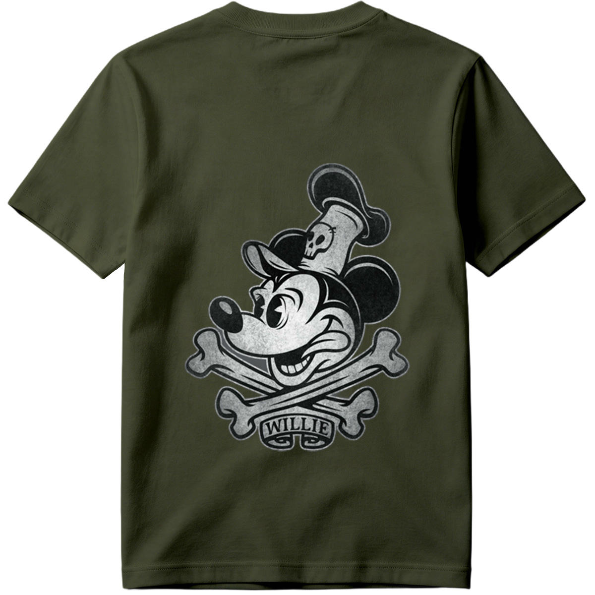 Mickey Mouse Pirate Skull and Crossbones Design - Tee