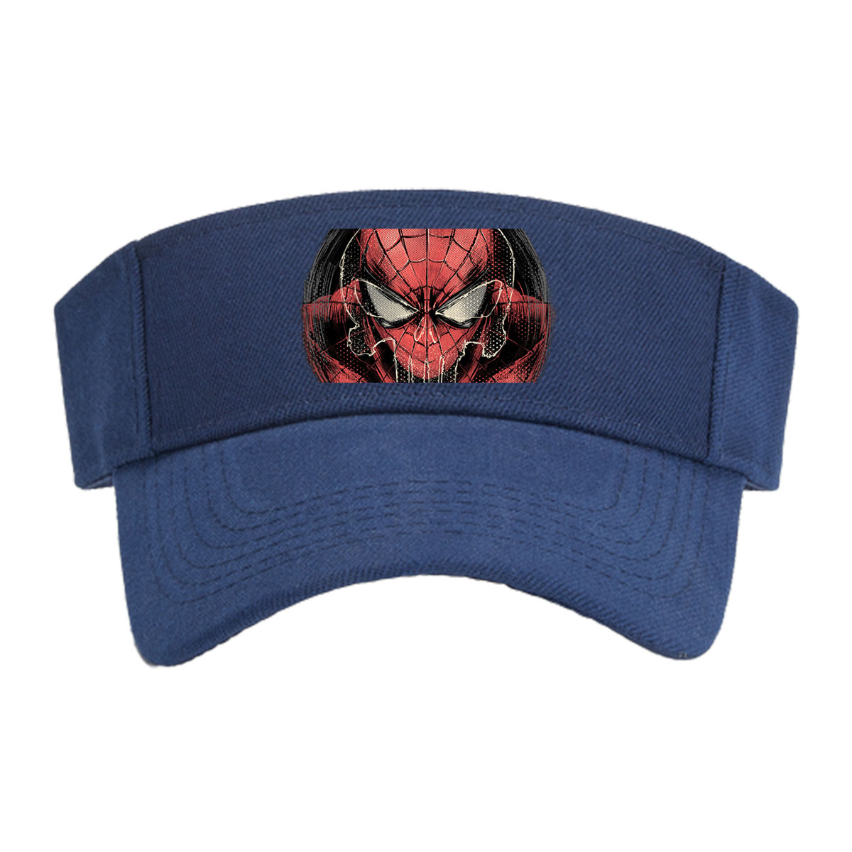Spider-Man: Iconic Hero in Red and Black Mask Design -  Visor cap
