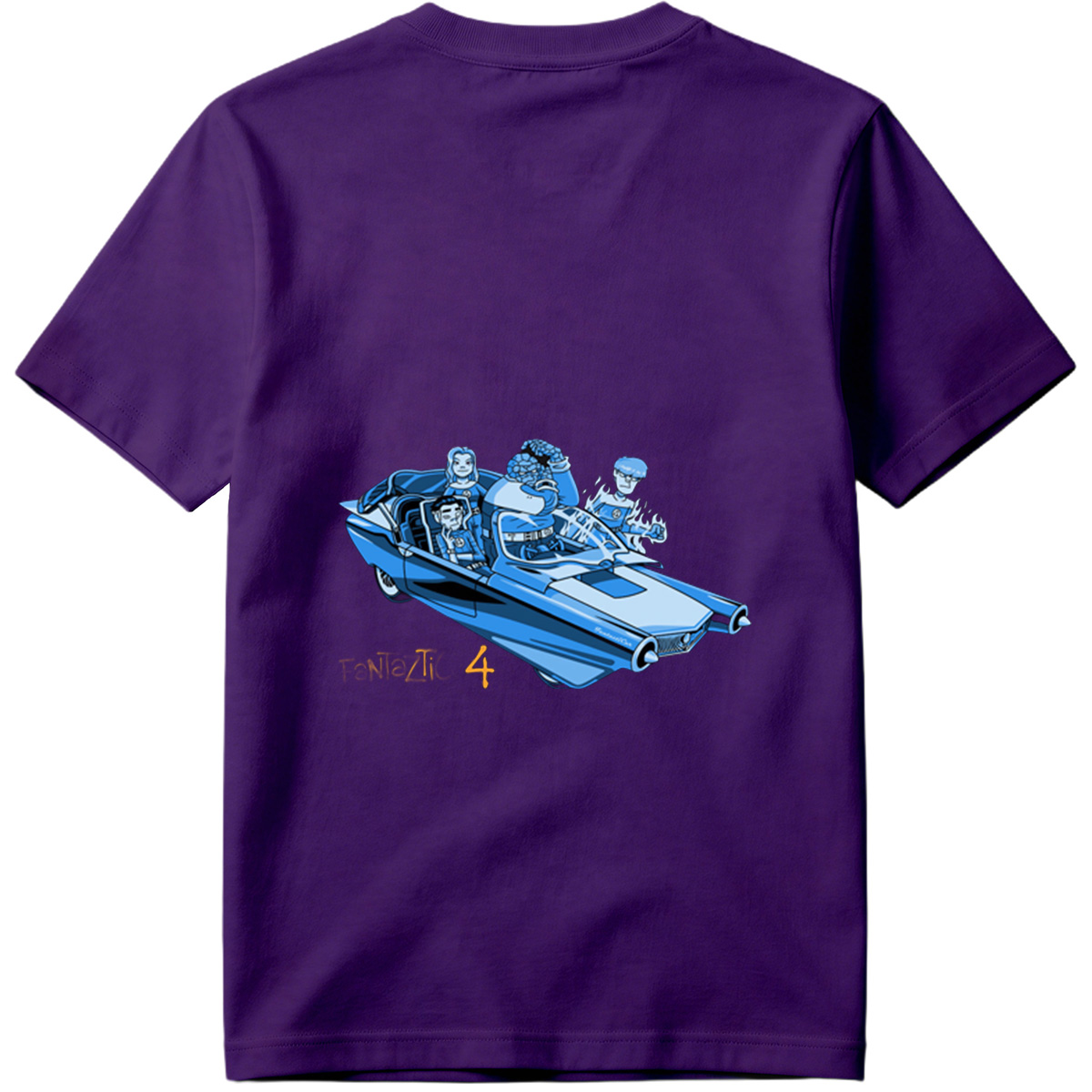 Fantastic Four in the Futuristic Car - Tee