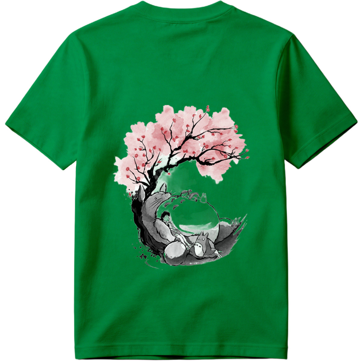 My Neighbor Totoro: Mei and Totoro Under Cherry Blossoms - Tee