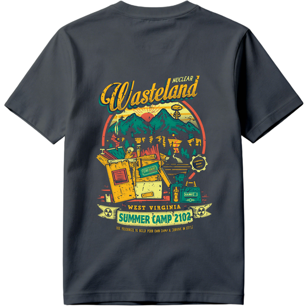 Nuclear Wasteland: Summer Camp 2102 - West Virginia - Tee