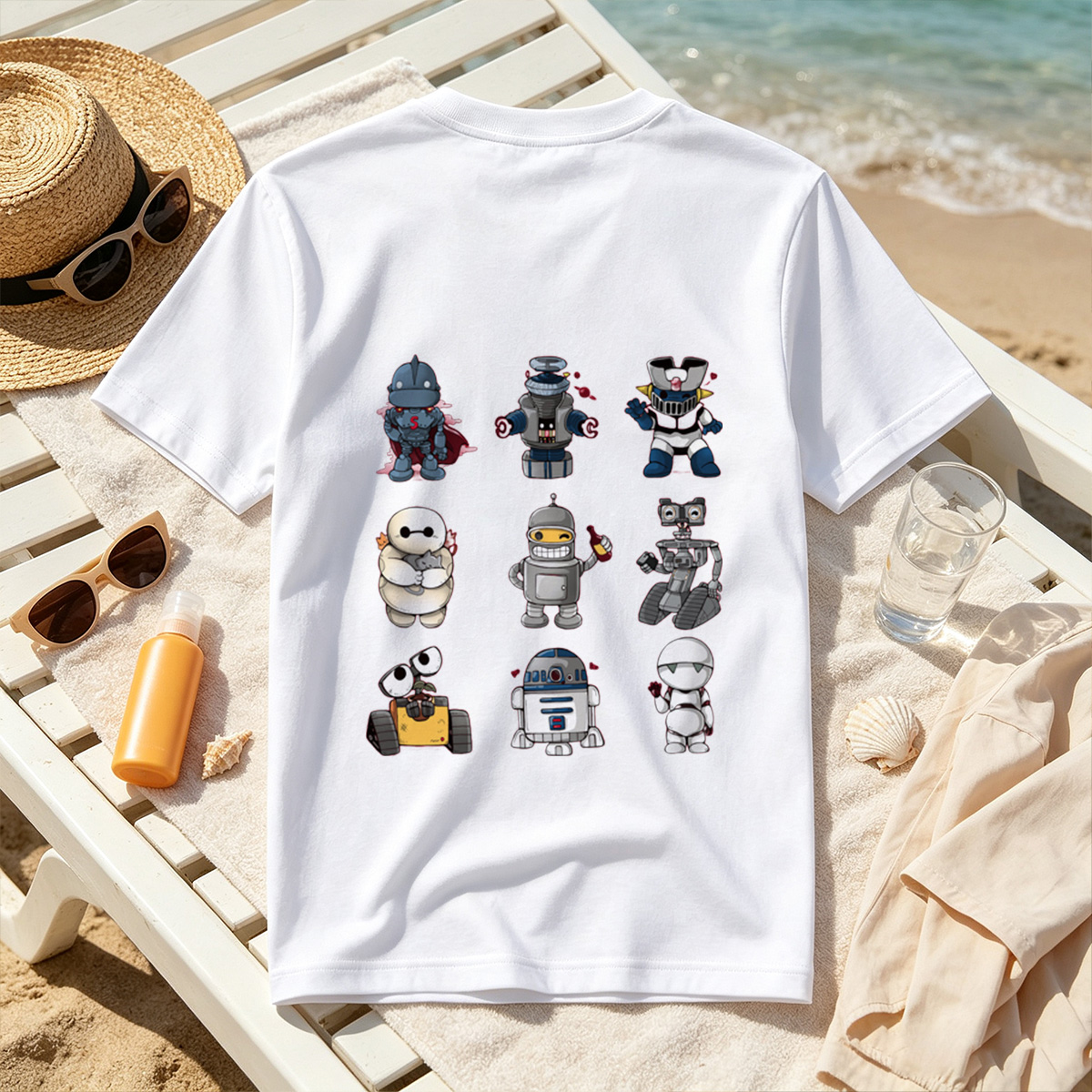 Cute Robot Characters Collection - Tee