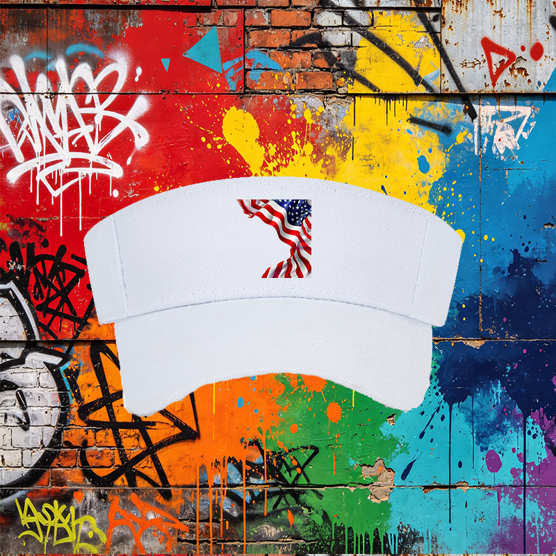 Unisex Classic Mesh Cap with American Flag Print Design - Lightweight Breathable Sun Hat for Outdoor Activities, Ideal for Adults Seeking Patriotic Style in Summer Sports, Travel, and Casual Wear