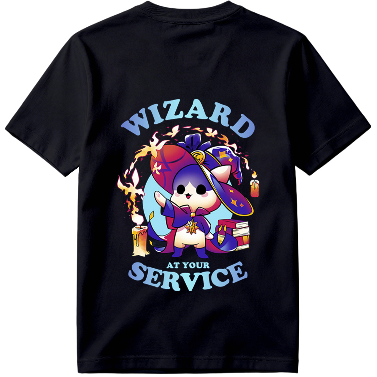 Wizard Cat at Your Service - Tee